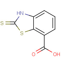 89898-75-9 2-sulfanylidene-3H-1,3-benzothiazole-7-carboxylic acid chemical structure
