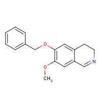 68360-22-5 7-methoxy-6-phenylmethoxy-3,4-dihydroisoquinoline chemical structure