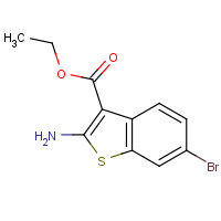 221061-08-1 ethyl 2-amino-6-bromo-1-benzothiophene-3-carboxylate chemical structure