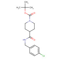 881833-22-3 tert-butyl 4-[(4-chlorophenyl)methylcarbamoyl]piperidine-1-carboxylate chemical structure