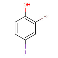 133430-98-5 2-bromo-4-iodophenol chemical structure