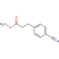 75567-85-0 methyl 3-(4-cyanophenyl)propanoate chemical structure