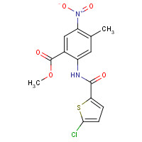 929214-81-3 methyl 2-[(5-chlorothiophene-2-carbonyl)amino]-4-methyl-5-nitrobenzoate chemical structure