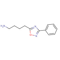 1342557-48-5 4-(3-phenyl-1,2,4-oxadiazol-5-yl)butan-1-amine chemical structure