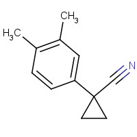 186347-64-8 1-(3,4-dimethylphenyl)cyclopropane-1-carbonitrile chemical structure