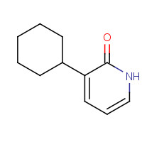 50549-33-2 3-cyclohexyl-1H-pyridin-2-one chemical structure