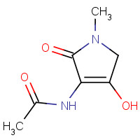 17771-38-9 N-(3-hydroxy-1-methyl-5-oxo-2H-pyrrol-4-yl)acetamide chemical structure