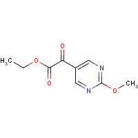 1346597-52-1 ethyl 2-(2-methoxypyrimidin-5-yl)-2-oxoacetate chemical structure