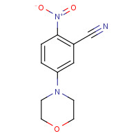 733806-19-4 5-morpholin-4-yl-2-nitrobenzonitrile chemical structure