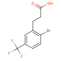 869725-56-4 3-[2-bromo-5-(trifluoromethyl)phenyl]propanoic acid chemical structure