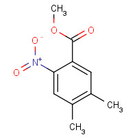 90922-74-0 methyl 4,5-dimethyl-2-nitrobenzoate chemical structure