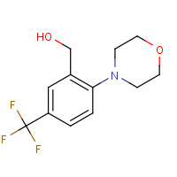 886851-51-0 [2-morpholin-4-yl-5-(trifluoromethyl)phenyl]methanol chemical structure