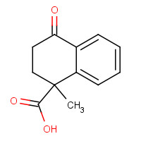 3123-55-5 1-methyl-4-oxo-2,3-dihydronaphthalene-1-carboxylic acid chemical structure
