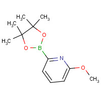 1034297-69-2 2-methoxy-6-(4,4,5,5-tetramethyl-1,3,2-dioxaborolan-2-yl)pyridine chemical structure