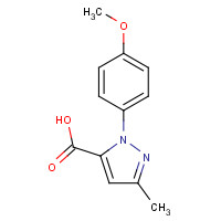 218631-44-8 2-(4-methoxyphenyl)-5-methylpyrazole-3-carboxylic acid chemical structure