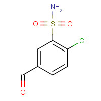 3279-81-0 2-chloro-5-formylbenzenesulfonamide chemical structure