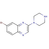 1083326-04-8 7-bromo-2-piperazin-1-ylquinoxaline chemical structure