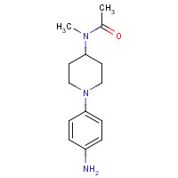 115091-12-8 N-[1-(4-aminophenyl)piperidin-4-yl]-N-methylacetamide chemical structure
