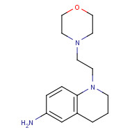 1019556-42-3 1-(2-morpholin-4-ylethyl)-3,4-dihydro-2H-quinolin-6-amine chemical structure