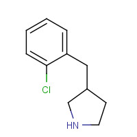 1003561-98-5 3-[(2-chlorophenyl)methyl]pyrrolidine chemical structure