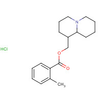 70782-18-2 2,3,4,6,7,8,9,9a-octahydro-1H-quinolizin-1-ylmethyl 2-methylbenzoate;hydrochloride chemical structure