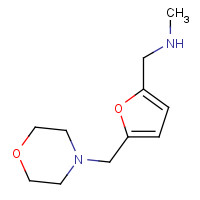 893741-66-7 N-methyl-1-[5-(morpholin-4-ylmethyl)furan-2-yl]methanamine chemical structure