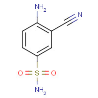 49674-12-6 4-amino-3-cyanobenzenesulfonamide chemical structure