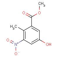 88132-51-8 methyl 5-hydroxy-2-methyl-3-nitrobenzoate chemical structure