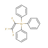 2643-25-6 triphenyl(1,2,2-trifluoroethenyl)silane chemical structure