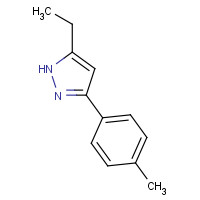 1440955-58-7 5-ethyl-3-(4-methylphenyl)-1H-pyrazole chemical structure