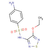 13369-07-8 4-amino-N-(4-ethoxy-1,2,5-thiadiazol-3-yl)benzenesulfonamide chemical structure
