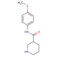 735262-21-2 N-(4-methoxyphenyl)piperidine-3-carboxamide chemical structure