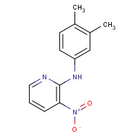 61963-66-4 N-(3,4-dimethylphenyl)-3-nitropyridin-2-amine chemical structure