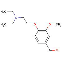 1890-79-5 4-[2-(diethylamino)ethoxy]-3-methoxybenzaldehyde chemical structure