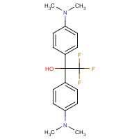 7294-47-5 1,1-bis[4-(dimethylamino)phenyl]-2,2,2-trifluoroethanol chemical structure