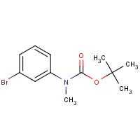57598-34-2 tert-butyl N-(3-bromophenyl)-N-methylcarbamate chemical structure