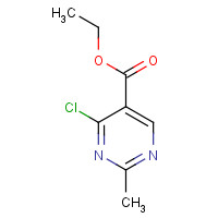 2134-36-3 ethyl 4-chloro-2-methylpyrimidine-5-carboxylate chemical structure