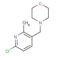 1093879-97-0 4-[(6-chloro-2-methylpyridin-3-yl)methyl]morpholine chemical structure