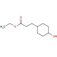 116941-06-1 ethyl 3-(4-hydroxycyclohexyl)propanoate chemical structure