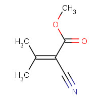 6666-75-7 methyl 2-cyano-3-methylbut-2-enoate chemical structure