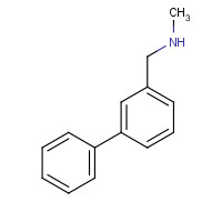 709649-61-6 N-methyl-1-(3-phenylphenyl)methanamine chemical structure
