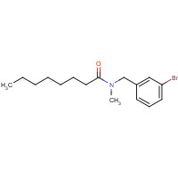 876169-11-8 N-[(3-bromophenyl)methyl]-N-methyloctanamide chemical structure