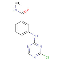 1332301-67-3 3-[(4-chloro-1,3,5-triazin-2-yl)amino]-N-methylbenzamide chemical structure
