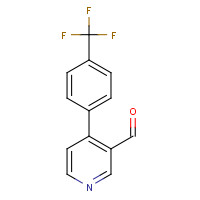 929804-33-1 4-[4-(trifluoromethyl)phenyl]pyridine-3-carbaldehyde chemical structure