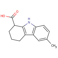 49844-27-1 6-methyl-2,3,4,9-tetrahydro-1H-carbazole-1-carboxylic acid chemical structure