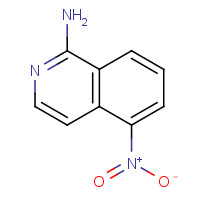 98410-86-7 5-nitroisoquinolin-1-amine chemical structure