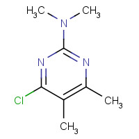 65735-58-2 4-chloro-N,N,5,6-tetramethylpyrimidin-2-amine chemical structure
