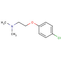 2401-47-0 2-(4-chlorophenoxy)-N,N-dimethylethanamine chemical structure