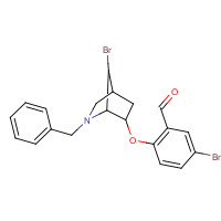 295787-41-6 2-[(3-benzyl-7-bromo-3-azabicyclo[2.2.1]heptan-5-yl)oxy]-5-bromobenzaldehyde chemical structure