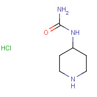 61220-33-5 piperidin-4-ylurea;hydrochloride chemical structure